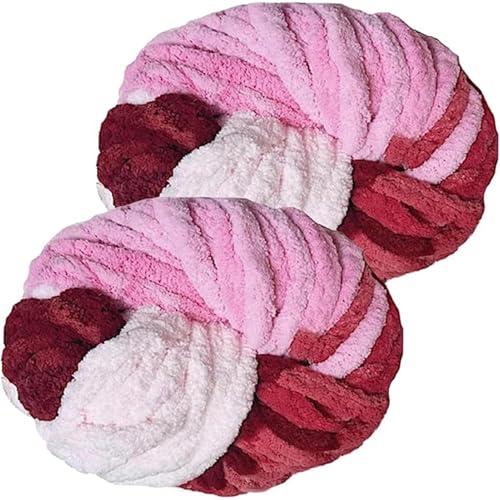 Hengrongshen Dicke Wolle Dickes Garn 2 Stück 500g, Chunky Yarn, Chunky Wool, Armstricken Wolle zum Häkeln für Decke, XXL Riesen Wolle Perfekt zum Weben von Schals Mützen Haustier Nest - Neon Hengrongshen Dicke Wolle Dickes Garn 2 Stück 500g, Chunky Yarn, Chunky Wool, Armstricken Wolle zum Häkeln für Decke, XXL Riesen Wolle Perfekt zum Weben von Schals Mützen Haustier Nest - Neon von Hengrongshen