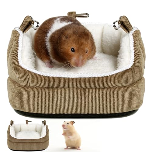 Hengrongshen Meerschweinchen Bett, Meerschweinchen Sofa Oval Cuddler, Kaninchen Bett, Kaninchen Sofa, Bunny Bed, Meerschweinchen Käfig Zubehör für Meerschweinchen, Kaninchen, Chinchilla, Frettchen von Hengrongshen