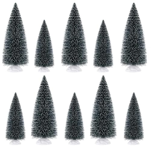 Weihnachtsbaum,10pcs Künstlicher Weihnachtsbaum Künstlich mit ca.15/20cmH,für Weihnachtsdeko,WeihnachtenDeko,Weinachtsdekorationen,Weihnachtsdekoration,Grün von Hengsong