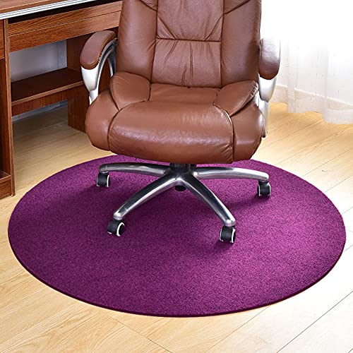 Runde Bürostuhl Stuhlmatte Unterlegmatte,Bodenschutzmatte für Hartböden,Boden Gaming Bodenmatte,Für Zuhause Wohnzimmer Restaurant Tisch Und Stuhl Schutzmatte Teppichböden von Hengz