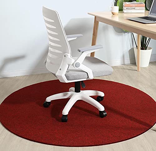 stuhlmatte bodenschutzmatte,Runde Bürostuhl Stuhlmatte Unterlegmatte,Drehstuhl Unterlage,Teppichschutzmatte,rutschfeste Boden Gaming Bodenmatte,Runde Stuhlmatte Für Holzböden von Hengz