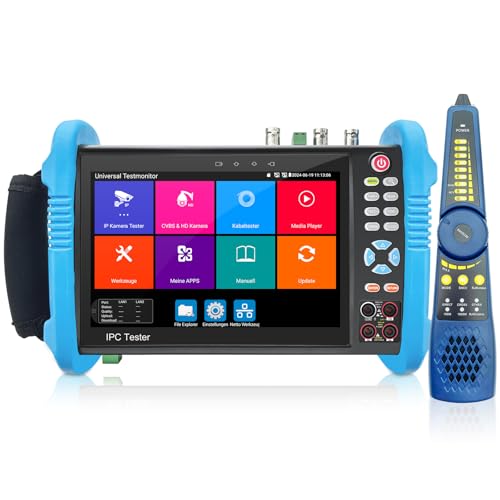 Henkion IP Kamera Tester IPC-9800CMADHS Pro CCTV-Kameratester 7-Zoll-IPS-Touchscreen-Monitor CCTV Tester 8K IPC Tester und 4K 8MP TVI CVI AHD SDI Kameratest Multimeter Kabeltes POE HDMI VGA WIFI RS485 Henkion IP Kamera Tester IPC-9800CMADHS Pro CCTV-Kameratester 7-Zoll-IPS-Touchscreen-Monitor CCTV Tester 8K IPC Tester und 4K 8MP TVI CVI AHD SDI Kameratest Multimeter Kabeltes POE HDMI VGA WIFI RS485 von Henkion