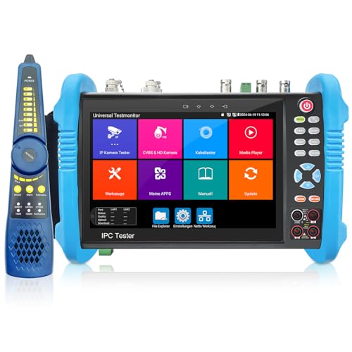 Henkion IPC-9800MOVTADHS Pro CCTV-Kameratester 8K 32MP IPC-Test 7-Zoll-IPS-Touchscreen-Monitor CCTV-Tester Unterstützung 4K 8MP HD-TVI CVI AHD SDI IP-Kameratest DMM OPM TDR POE RS485 WiFi HDMI VGA Henkion IPC-9800MOVTADHS Pro CCTV-Kameratester 8K 32MP IPC-Test 7-Zoll-IPS-Touchscreen-Monitor CCTV-Tester Unterstützung 4K 8MP HD-TVI CVI AHD SDI IP-Kameratest DMM OPM TDR POE RS485 WiFi HDMI VGA von Henkion