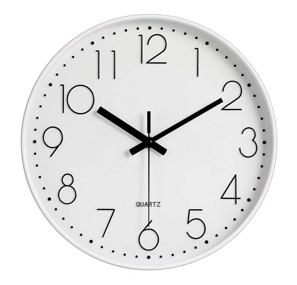 Henreal Wanduhr 12 Zoll 30cm Wanduhr, Wall Clock ohne Ticken, Modern Quartz Lautlos von Henreal