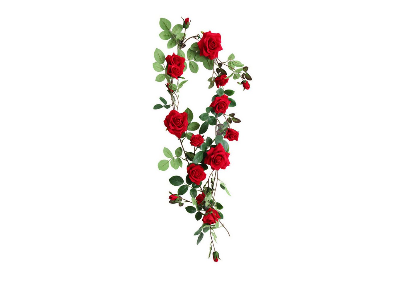 Kunstblumenstrauß Künstliche Rosen Girlande,Blumengirlande, schmücken, Henreal von Henreal