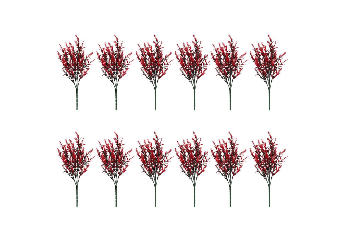Kunstpflanze Künstliche Blumen im Freien,UV-beständige Sträucher, flowgoer, Henreal von Henreal