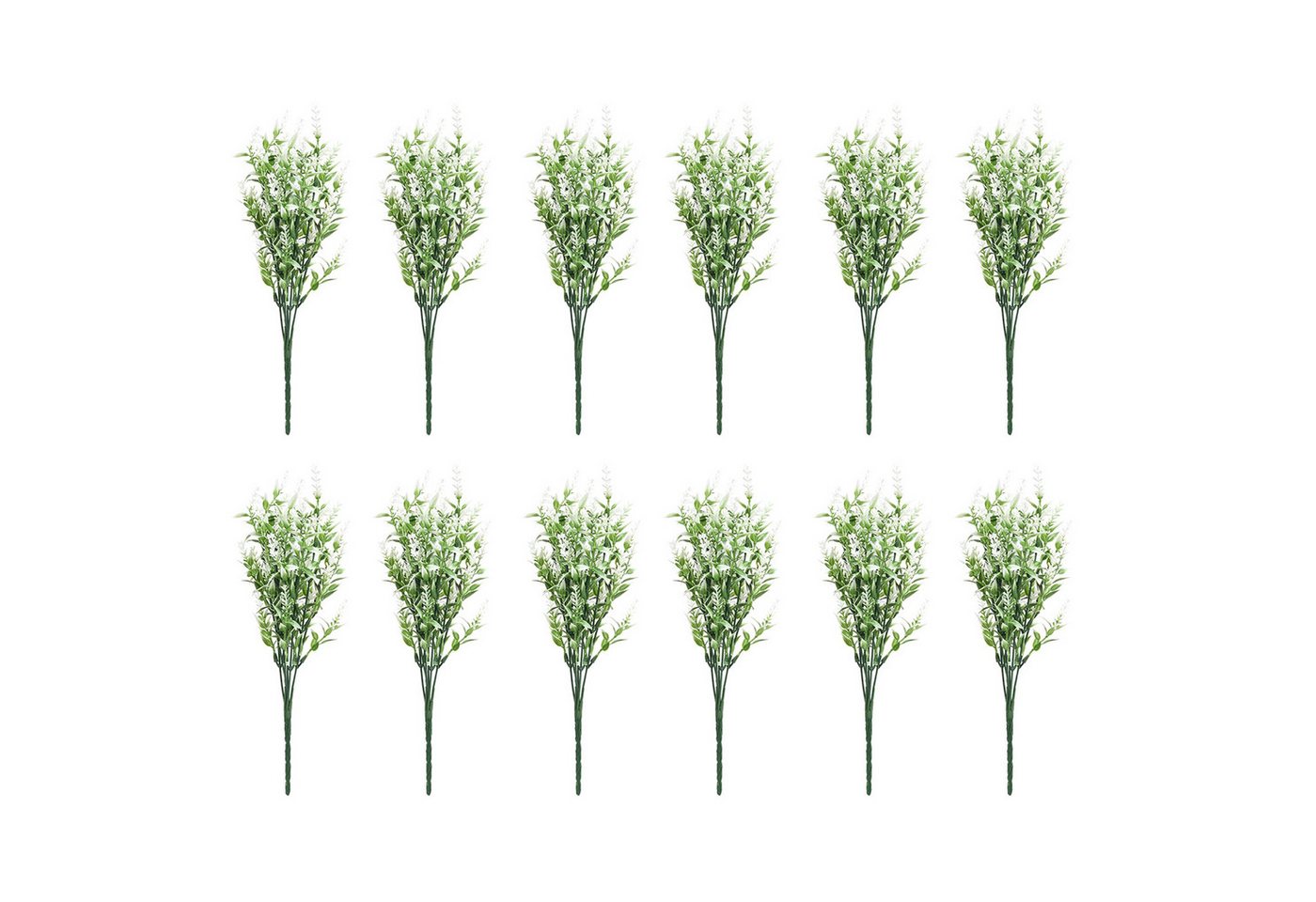 Kunstpflanze Künstliche Blumen im Freien,UV-beständige Sträucher, flowgoer, Henreal von Henreal