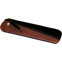 Federmäppchen Nappa Leder Zweifarbig Diagonal Federmappe Stifteetui Geschenk Lehrer Lehrerin Handgefertigt Mäppchen Federtasche Stifttasche von HenrietteClaire