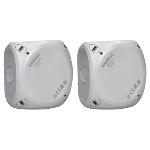 2 Stück Hensel DK 0100 G Kabelabzweigkasten Feuchtraumdose IP 66 bis 2,5 qmm ohne Klemme 2 Stück Hensel DK 0100 G Kabelabzweigkasten Feuchtraumdose IP 66 bis 2,5 qmm ohne Klemme von Hensel