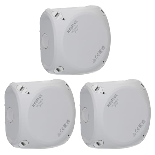 3 Stück Hensel DK0200G Kabelabzweigkasten Feuchtraumdose IP 66 bis 2,5 qmm ohne Klemme 3 Stück Hensel DK0200G Kabelabzweigkasten Feuchtraumdose IP 66 bis 2,5 qmm ohne Klemme von Hensel