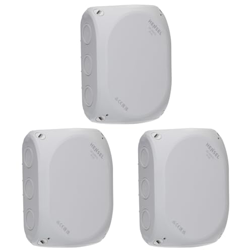 3 Stück Hensel DK1000G Kabelabzweigkasten Feuchtraumdose IP 66 bis 10 qmm 3phasig, 16 qmm 1phasig, ohne Klemme 3 Stück Hensel DK1000G Kabelabzweigkasten Feuchtraumdose IP 66 bis 10 qmm 3phasig, 16 qmm 1phasig, ohne Klemme von Hensel