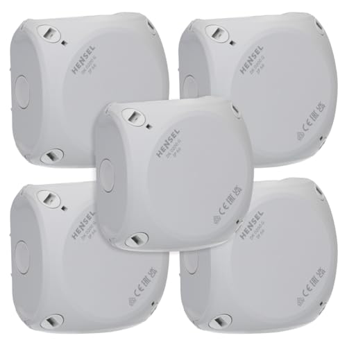 5 Stück Hensel DK0200G Kabelabzweigkasten Feuchtraumdose IP 66 bis 2,5 qmm ohne Klemme 5 Stück Hensel DK0200G Kabelabzweigkasten Feuchtraumdose IP 66 bis 2,5 qmm ohne Klemme von Hensel