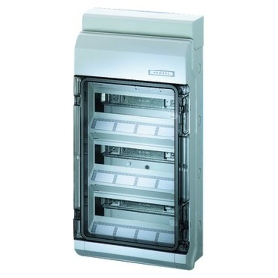 HENSEL - Automatengehäuse AP 3x12TE Kst IP54 REG 295x583x129mm ET93mm geschl von Hensel