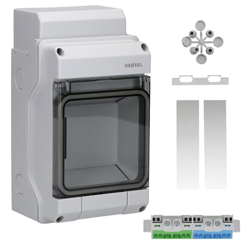 Hensel KV1504 4 TE KV-Sicherungskasten Aufputz Automatengehäuse IP 54 von Hensel