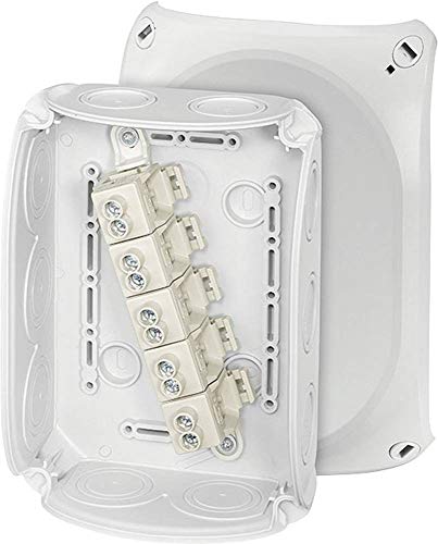 Hensel 62000010 Abzweigkasten (L x B x H) 77 x 180 x 130 mm Lichtgrau (RAL 7035) IP66 (Frontplattendichtung) 1 St. von Hensel