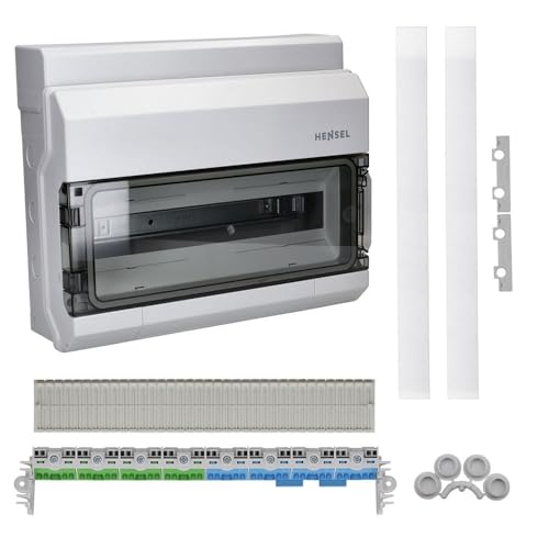 Hensel KV1518 18 TE KV-Feuchtraum-Sicherungskasten Aufputz Automatengehäuse IP 54 von Hensel