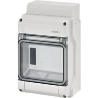 Hensel Feuchtraum-Kleinverteiler kv 9106, 1-reihig, 6 te, IP65 von LE SANITAIRE