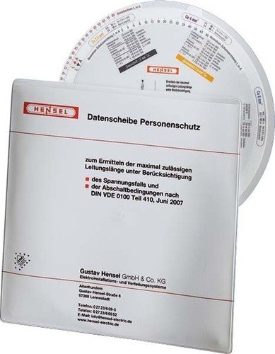Hensel Datenscheibe 4012591775010 von Hensel