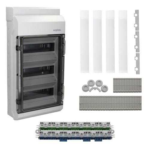 Hensel KV3536 3-reihig 36TE KV-Sicherungskasten Aufputz Automatengehäuse IP 54 von Hensel