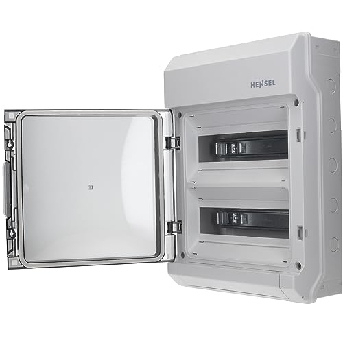 Hensel KV9224 2-reihig 24 TE KV-Feuchtraum-Sicherungskasten AufputzAutomatengehäuse IP 65 von Hensel