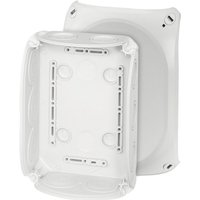 62000008 Abzweigkasten (b x h) 180 mm x 130 mm Lichtgrau (ral 7035) IP66 1 St. - Hensel von Hensel