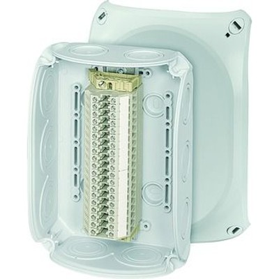 Klemmenkasten 4mm² 19f Kst 180x130x77mm AP 10einf IP66 von Hensel