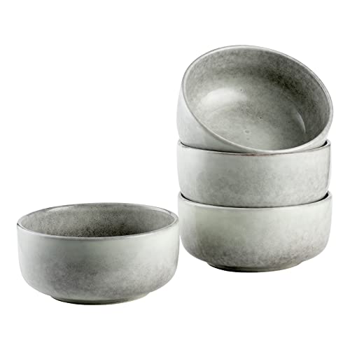 Müslischalen Steingut, 4 teilig Salatschüsseln Set, Dessertschale, Suppenschalen, Schüssel für 4 Personen, Modern Aussehen - 26oz von Henten Home