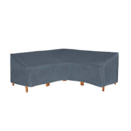 Hentex Cover Loungemöbel Abdeckhaube für L-Form Sofas,Wasserdichtes Atmungsaktives TPU Gewebe Abdeckhaube für Gartenmöbel ,Wasserdicht Schutz vor Wind UV schützende (Grau (270 * 210 * 85W*90H/65H cm) Hentex Cover Loungemöbel Abdeckhaube für L-Form Sofas,Wasserdichtes Atmungsaktives TPU Gewebe Abdeckhaube für Gartenmöbel ,Wasserdicht Schutz vor Wind UV schützende (Grau (270 * 210 * 85W*90H/65H cm) von Hentex Cover