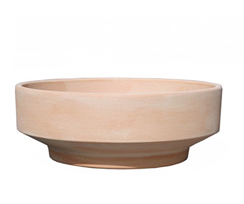 Hentschke Keramik Brunnenschale/Pflanzschale/Wasserschale Ø 33 x 13 cm, Terracotta, 059.033.53 ohne Bodenloch von Hentschke Keramik