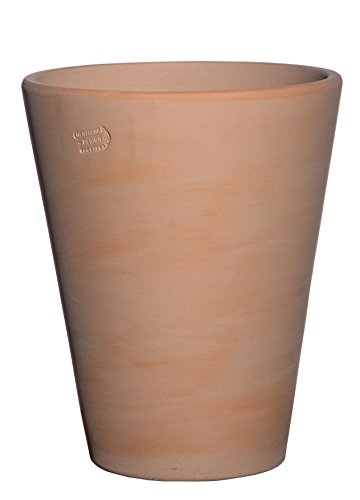 Hentschke Keramik Pflanztopf/Pflanzkübel frostsicher Ø 30 x 36 cm, Terracotta, 008.036.53 Blumenkübel für Draußen + Innen - Made in Germany von Hentschke Keramik