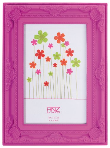 Henzo Colour Barok Bilderrahmen, Plastik, rosa, 20x30 cm von Henzo