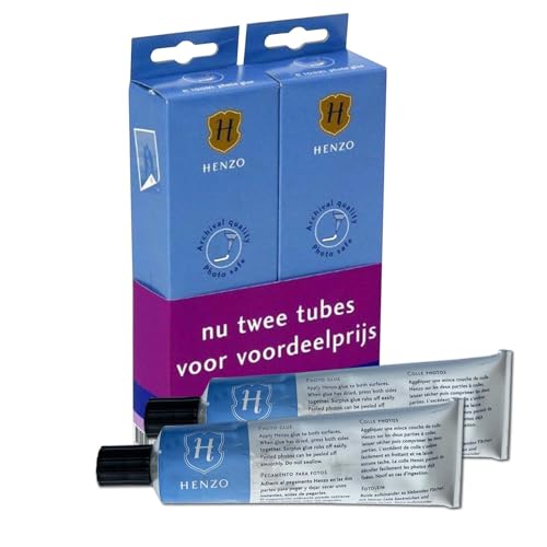 Henzo Gummizement 2 x 100 ml – selbstklebend (100 g, klar, hochviskos, wasserresistent) von Henzo