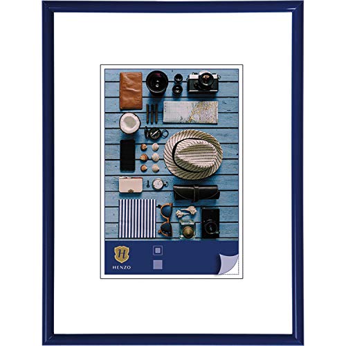 Henzo Napoli Bilderrahmen, Kunststoff, Blau, Bildformat 18x24 cm von Henzo