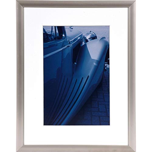 Henzo Portofino Bilderrahmen, Aluminium, Dunkelsilber, Bildformat 15x20 cm von Henzo