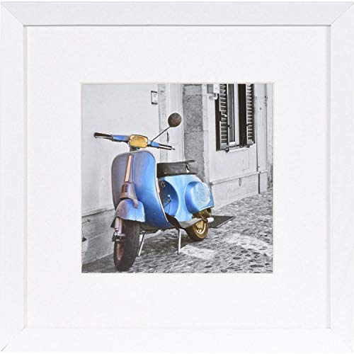 Henzo 8149102 Umbria 20x20 Frame Weiss Bilderrahmen, Holz, Bildformat 20x20 cm von Henzo