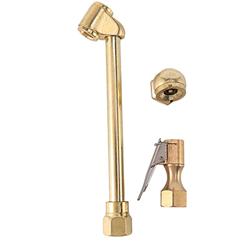 Heozlion 3 Paket Heavy Duty Messing Luft Futter Set, 1/4 Messing Luft Futter für Kompressor ZubehöR für Reifen FüLler Heozlion 3 Paket Heavy Duty Messing Luft Futter Set, 1/4 Messing Luft Futter für Kompressor ZubehöR für Reifen FüLler von Heozlion