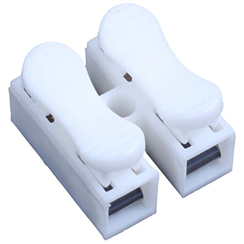 Heozlion 50 Stück Ch2 Schnell Draht Verbindungsstecker Kabel Klemme Klemmen Block Anschluss Für Led Streifen Licht von Heozlion
