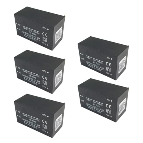 Heozlion 5PCS AC-DC-Stromversorgungsmodul 5PCS AC-DC-Isoliertes Stromversorgungsmodul AC-DC- 220V auf 12V 10W AC-DC-Stromversorgungsmodul HLK-10M12 Heozlion 5PCS AC-DC-Stromversorgungsmodul 5PCS AC-DC-Isoliertes Stromversorgungsmodul AC-DC- 220V auf 12V 10W AC-DC-Stromversorgungsmodul HLK-10M12 von Heozlion