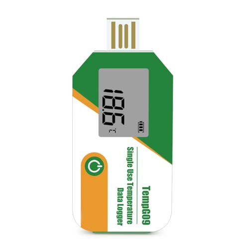 Heozlion Digitaler Tragbarer Miniatur-Datenlogger mit Hoher Genauigkeit, Einweg-Temperatursensor für Kühlkettentransport mit Alarm Heozlion Digitaler Tragbarer Miniatur-Datenlogger mit Hoher Genauigkeit, Einweg-Temperatursensor für Kühlkettentransport mit Alarm von Heozlion
