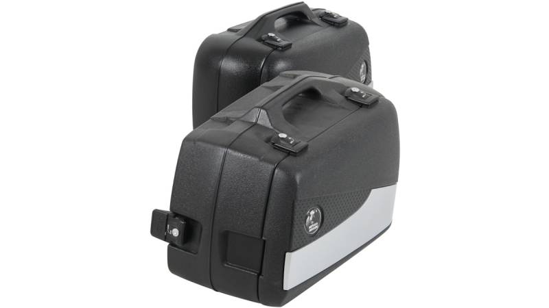 Hepco & Becker Koffer Satz, silber, HEPCO & BECKER Koffer "Junior Flash" 40 l Inhalt von Hepco And Becker