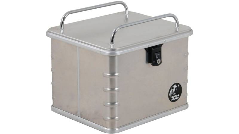 Hepco & Becker Koffer rechts, silber, HEPCO & BECKER Koffer "Standard" 35 l Inhalt von Hepco And Becker