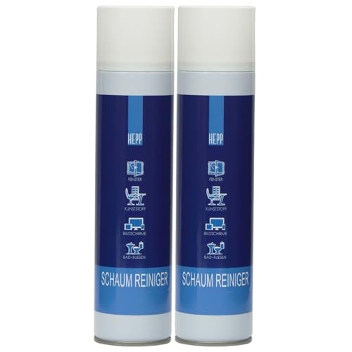 Hepp GmbH & Co KG - Fensterschaumreiniger 800ml (2x400ml) Sprühflasche von Boppon