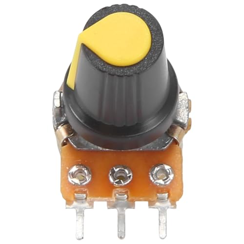 Hepzest 5 Stuecke 100K Ohm 3 Terminals Linearer Drehbarer Kegel Audio B Typ Potentiometer Pot Hepzest 5 Stuecke 100K Ohm 3 Terminals Linearer Drehbarer Kegel Audio B Typ Potentiometer Pot von Hepzest