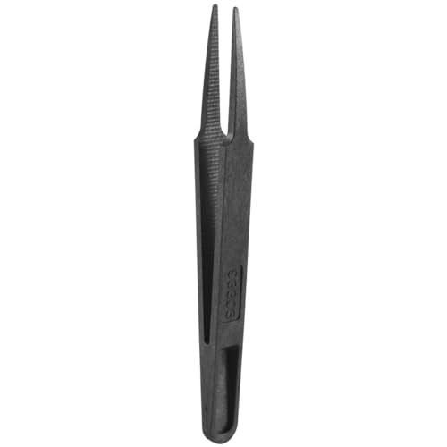 Hepzest Schwarz Kunststoff Anti Statik Pinzette Reparatur Werkzeug von Hepzest