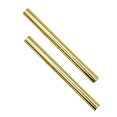 Messingstab, Her Kindness 2 Stück Messing Rundstab 8mm, Massivem Messing Rundstab, 8mm x 100mm Messingstangen für RC Model und DIY von HERKINDNESS