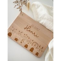 Frühstücksbrettchen Mit Namen Und Tiermotiv I Holzbrettchen Personalisiert Holzbrett Schneidebrett Geschenk Bär | Hase Frühstücksbrettchen Mit Namen Und Tiermotiv I Holzbrettchen Personalisiert Holzbrett Schneidebrett Geschenk Bär | Hase von HerZauber