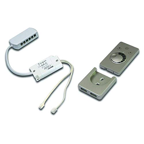 Hera LED-Dimm-Controller + AB-Funkfernbedienung 61500050523 - Weiß - 80W - 12-fach - Robust - 24V von Hera