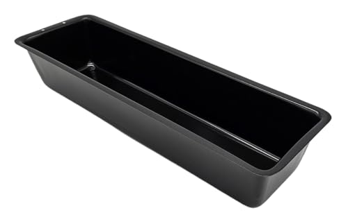 Hera Königskuchen 40cm, Kastenform, Brotbackform, Antihaftbeschichtet, 40x11x7,5 cm, 2,8L Volumen, Schwarz von Hera