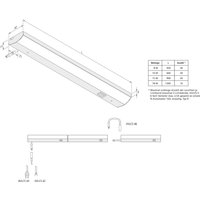 Hera LED-Unterbauleuchte ModuLite F450mm nw 20202580103 von Hera