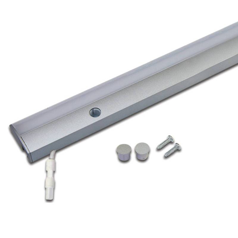 LED-Unterbaulampe ModuLite F, aluminium, 120 cm, 3.000 K Alu von Hera